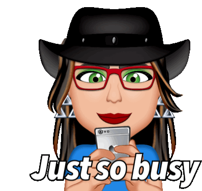 Busy Texting Sticker - Busy Texting Just So Busy Stickers