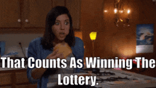 Parks And Rec April Ludgate GIF - Parks And Rec April Ludgate That Counts As Winning The Lottery GIFs