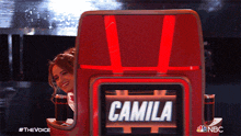 Spinning Chair Camila Cabello GIF - Spinning Chair Camila Cabello The Voice GIFs