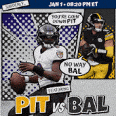 Baltimore Ravens Vs. Pittsburgh Steelers Pre Game GIF - Nfl National Football League Football League GIFs