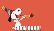 Buonanno Feliceannonuovo 2018 Capodanno Veglione Snoopy GIF