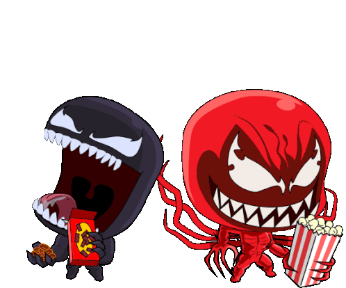 Hungry Venom Sticker - Hungry Venom Carnage Stickers