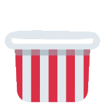 Empty Popcorn Sticker - Empty Popcorn Popcorn Stickers