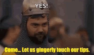 Monty Python Touch Tips GIF - Monty Python Touch Tips Gingerly ...