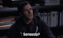 Jake Peralta Brooklyn99 GIF - Jake Peralta Brooklyn99 Seriously GIFs