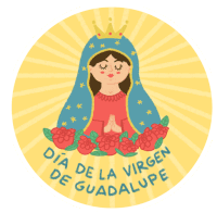 Our Lady Of Guadalupe Day Dia De La Virgen De Guadalupe Sticker - Our Lady Of Guadalupe Day Dia De La Virgen De Guadalupe Virgin Of Guadalupe Stickers