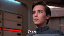 there wesley crusher star trek the next generation pointing