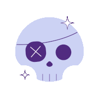 Skull Dead Sticker - Skull Dead No Way Stickers