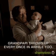 grandpa vomit