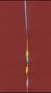 a blurry picture of a person 's face with the words " mesin cuci " written in yellow