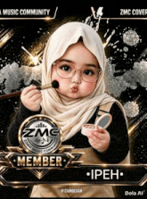 a poster for a music community member