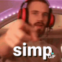 simping simp pewdiepie you are pointing