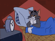 Tom And Jerry Bedtime GIF - Tom And Jerry Bedtime Pillow GIFs
