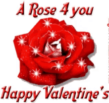 happy valentines happy valentines day roses red roses sparkle