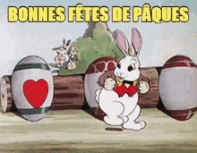Bon Fetes De Paques Happy Easter GIF - Bon Fetes De Paques Happy Easter Easter Bunny GIFs
