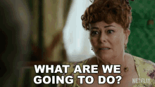 What Are We Going To Do Portia Featherington GIF - What Are We Going To Do Portia Featherington Polly Walker GIFs