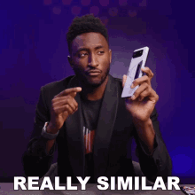 Really Similar Marques Brownlee GIF - Really Similar Marques Brownlee Nearly Identical GIFs