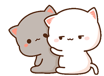 Cats Hug Sticker - Cats Hug Stickers