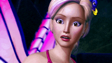 Barbie Mariposa GIF - Barbie Mariposa Shocked GIFs
