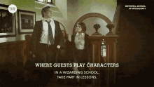 Where Guests Play Characters Wizarding School GIF - Where Guests Play Characters Wizarding School Harry Potter GIFs