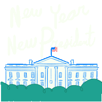 New Year New President Sticker - New Year New President Biden Stickers