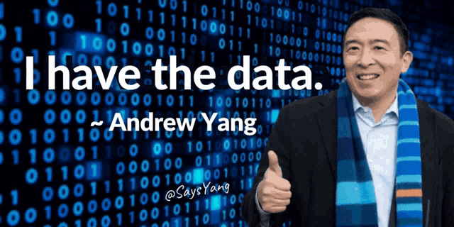 I Have The Data Andrew Yang GIF - I Have The Data Andrew Yang Yang Gang GIFs
