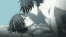 anime kissing kiss love