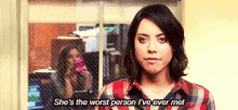 The Worst GIF - Aubrey Plaza Parks And Recreation Worst Person GIFs