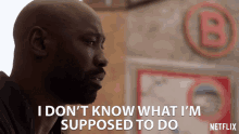 I Dont Know What Im Supposed To Do Db Woodside GIF - I Dont Know What Im Supposed To Do Db Woodside Amenadiel GIFs
