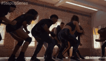 dancing hair flip group dance up and down side look