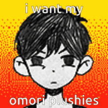Plz Omori Plush I Want My Omori Plushies GIF - Plz Omori Plush I Want My Omori Plushies Omocat GIFs
