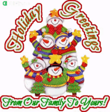 Holiday Greetings From Our Family To Yours Gifkaro GIF - Holiday Greetings From Our Family To Yours Gifkaro Merry Christmas GIFs