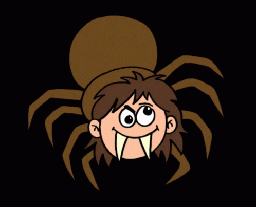 Spider Creepy GIF - Spider Creepy Cartoon - Discover & Share GIFs