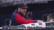 New Rocco Baldelli gif just dropped : r/minnesotatwins