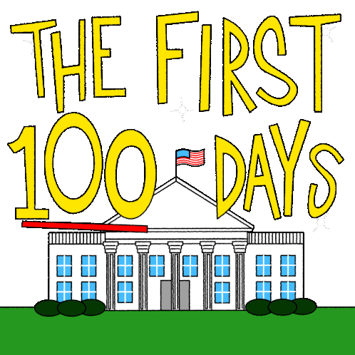 The First100days Bidens First100days Sticker - The First100days 100days Bidens First100days Stickers