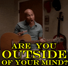 Crazy Out Of Your Mind GIF - Crazy Out Of Your Mind Key And Peele GIFs