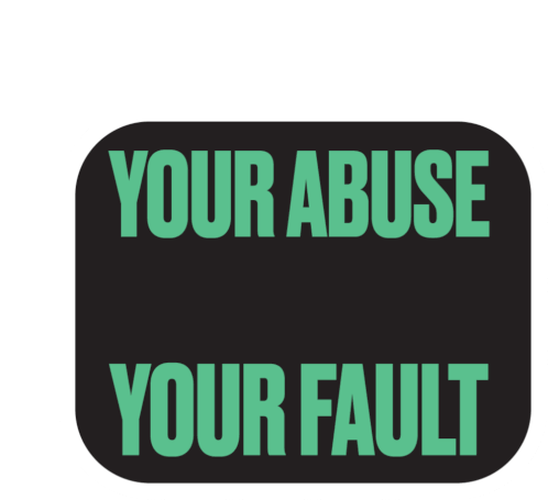 Victim Violence Against Women Sticker - Victim Violence Against Women Your Abuse Is Not Your Fault Stickers