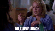 Greys Anatomy Izzie Stevens GIF - Greys Anatomy Izzie Stevens Oh I Love Lunch GIFs