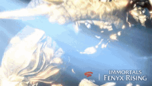 a video game called immortals fenyx rising is shown