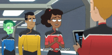 Totally My Man Ensign Rutherford GIF - Totally My Man Ensign Rutherford Ensign Mariner GIFs