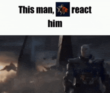 a meme that says this man react him with a picture of a goldfish
