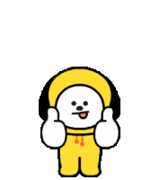 Bt21 Chimmy Sticker - Bt21 Chimmy Thumbs Up Stickers