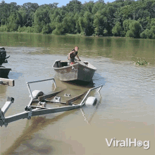 Parking Boat Viralhog GIF - Parking Boat Viralhog Driving Boat GIFs