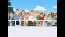 bye family guy peter griffin throw cruise