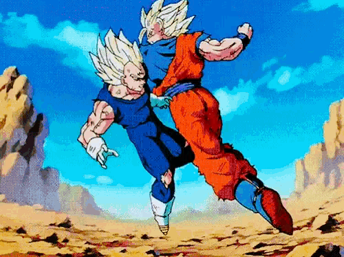 Goku VS Vegeta by bocodamondo on Newgrounds