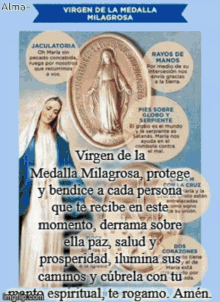 medalla milagrosa virgen maria