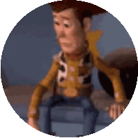 Woody Toy Story Sticker - Woody Toy Story Paralyzed Stickers