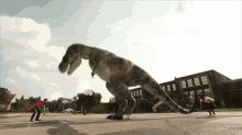 Tyrannosaurus Jump GIF - Tyrannosaurus Jump Jumprope GIFs