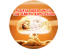 Please Seed Until The Earth Explosion Sticker - Please Seed Until The Earth Explosion Explosion Stickers