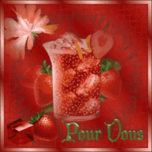 Pour Vous Strawberries GIF - Pour Vous Strawberries Juice GIFs